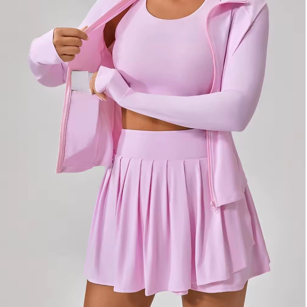 Three Piece Pickleball or Tennis Set in Pink